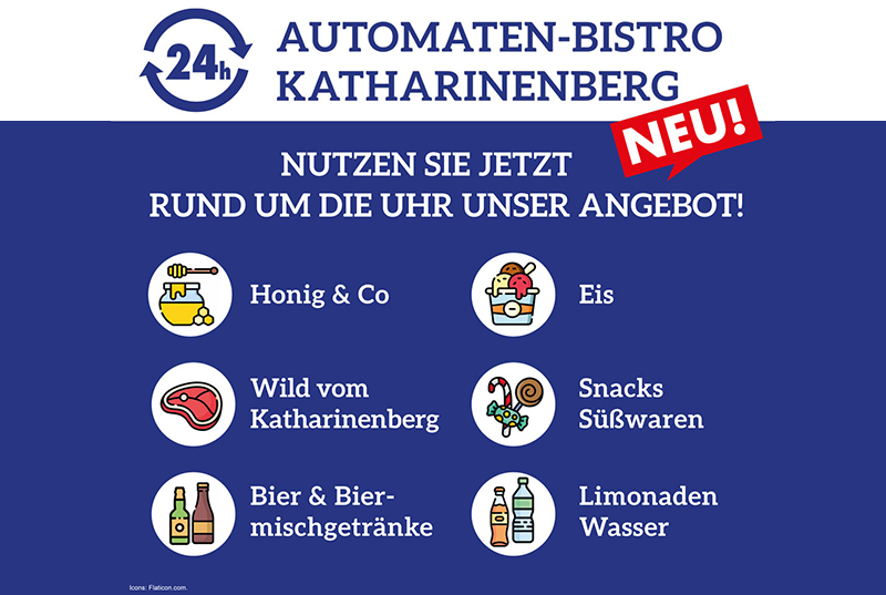 „Hirsch, Honig, Hochgenuss: Die Warenautomaten am Katharinenberg laden ein!“