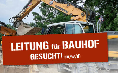 Stellenangebot – Leitung Bauhof (m/w/d)